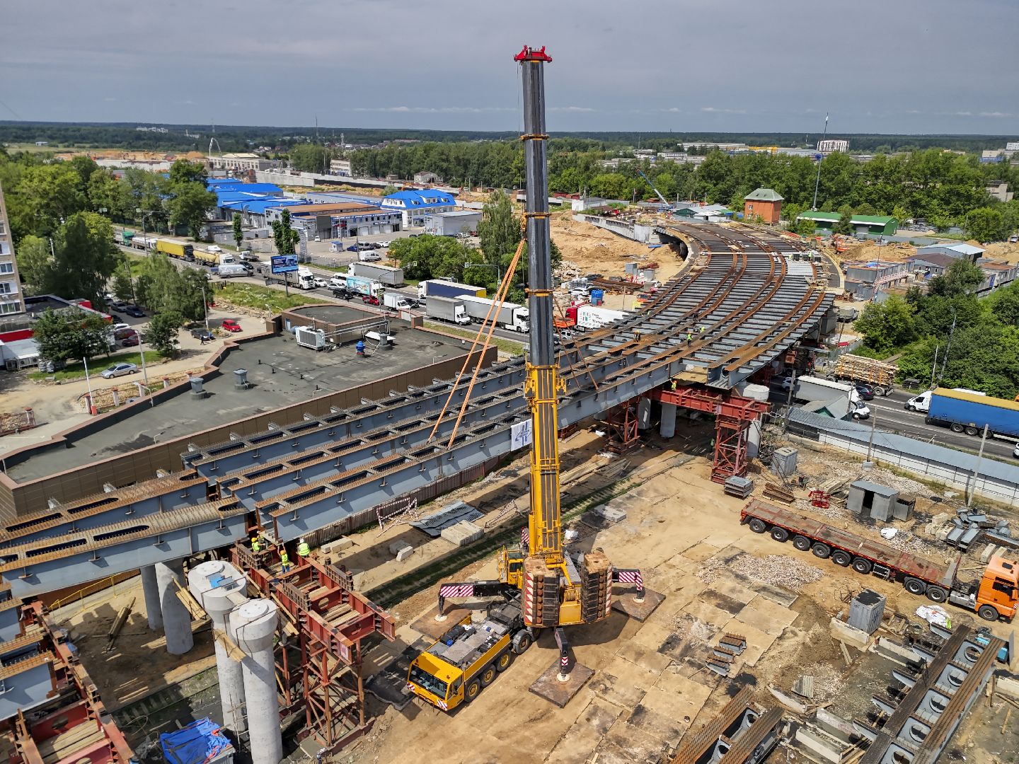 автодор, большие вяземы, строительство, цкад, дороги, эстакада, мост, тоннель,малые вяземы,