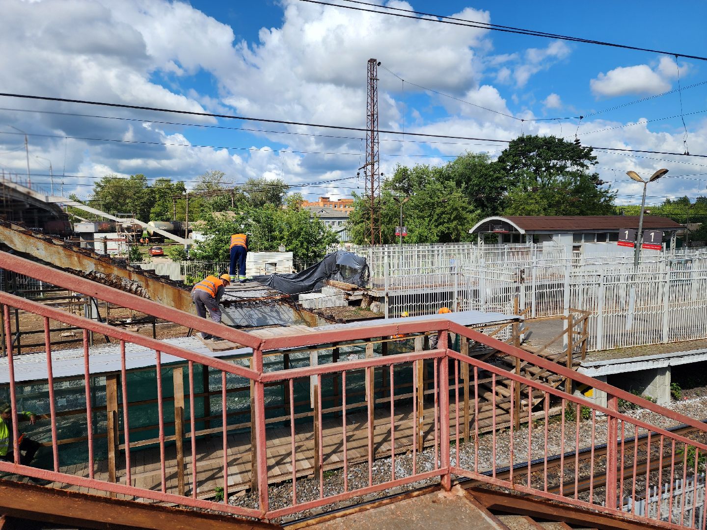 воскресенск, путепровод 88 км, ремонт,