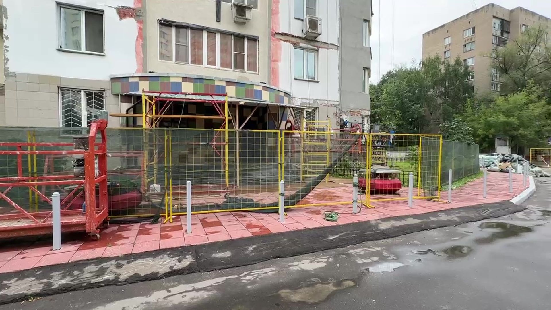 Реутов, ЖКХ, ремонт, входная группа,фасад,