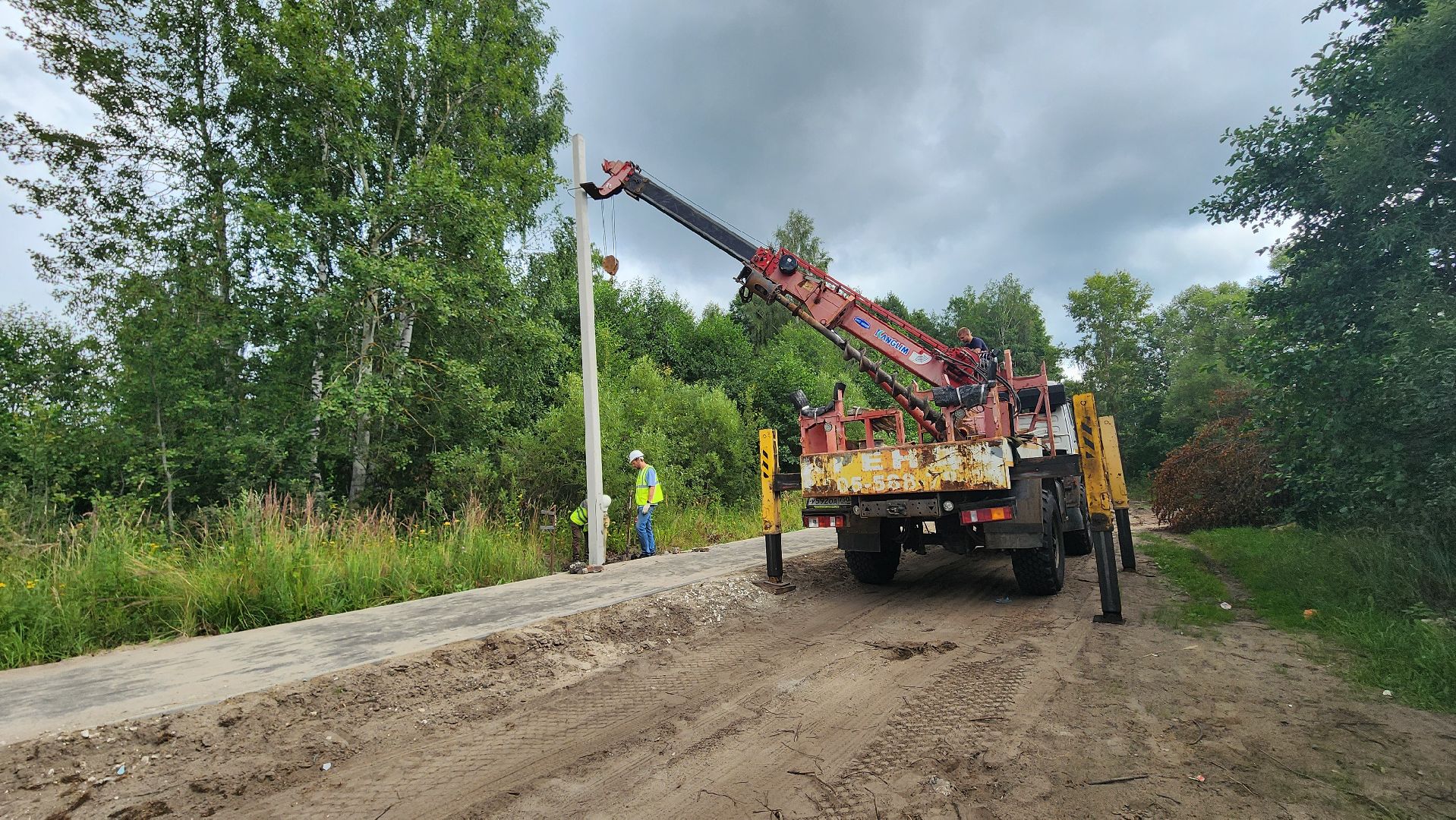 уличное освещение, благоуйстройство, Рошаль, озеро Юбилейное, Большая Шатура,