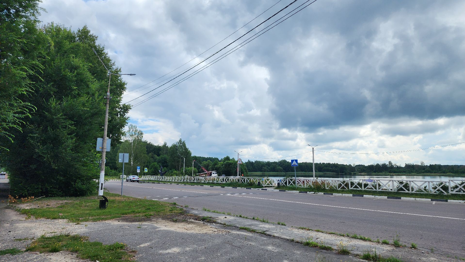 уличное освещение, благоуйстройство, Рошаль, озеро Юбилейное, Большая Шатура,