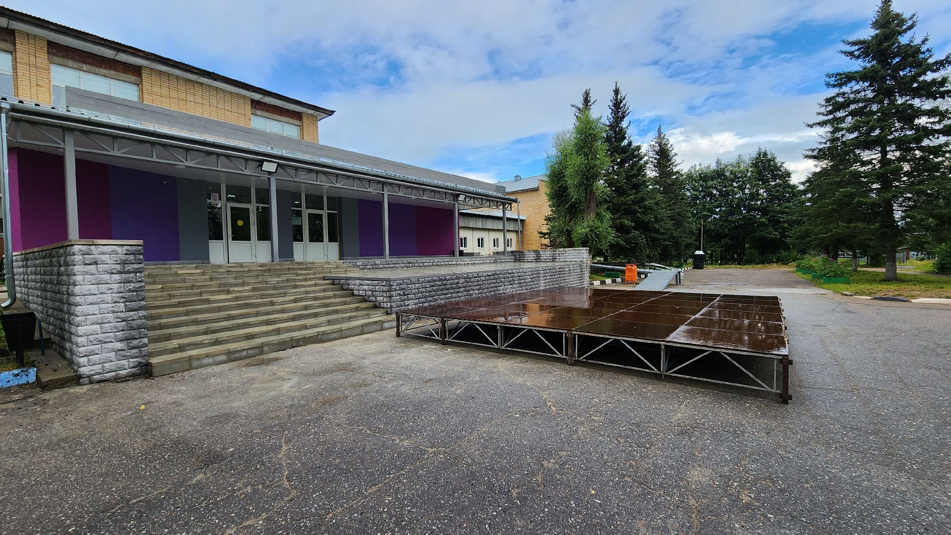 Подмосковье, дом культуры, ремонт, благоустройство,