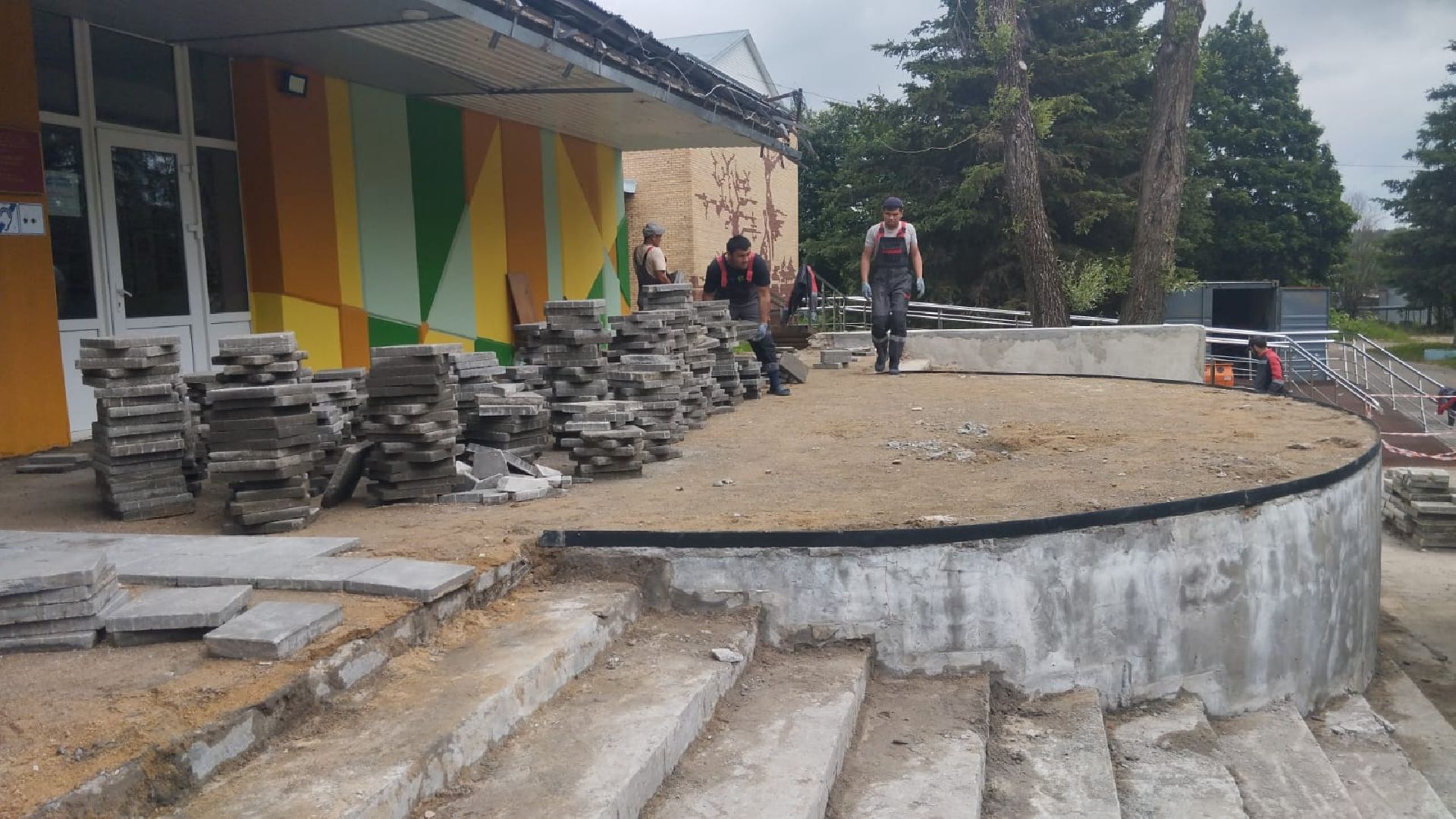 Подмосковье, дом культуры, ремонт, благоустройство,