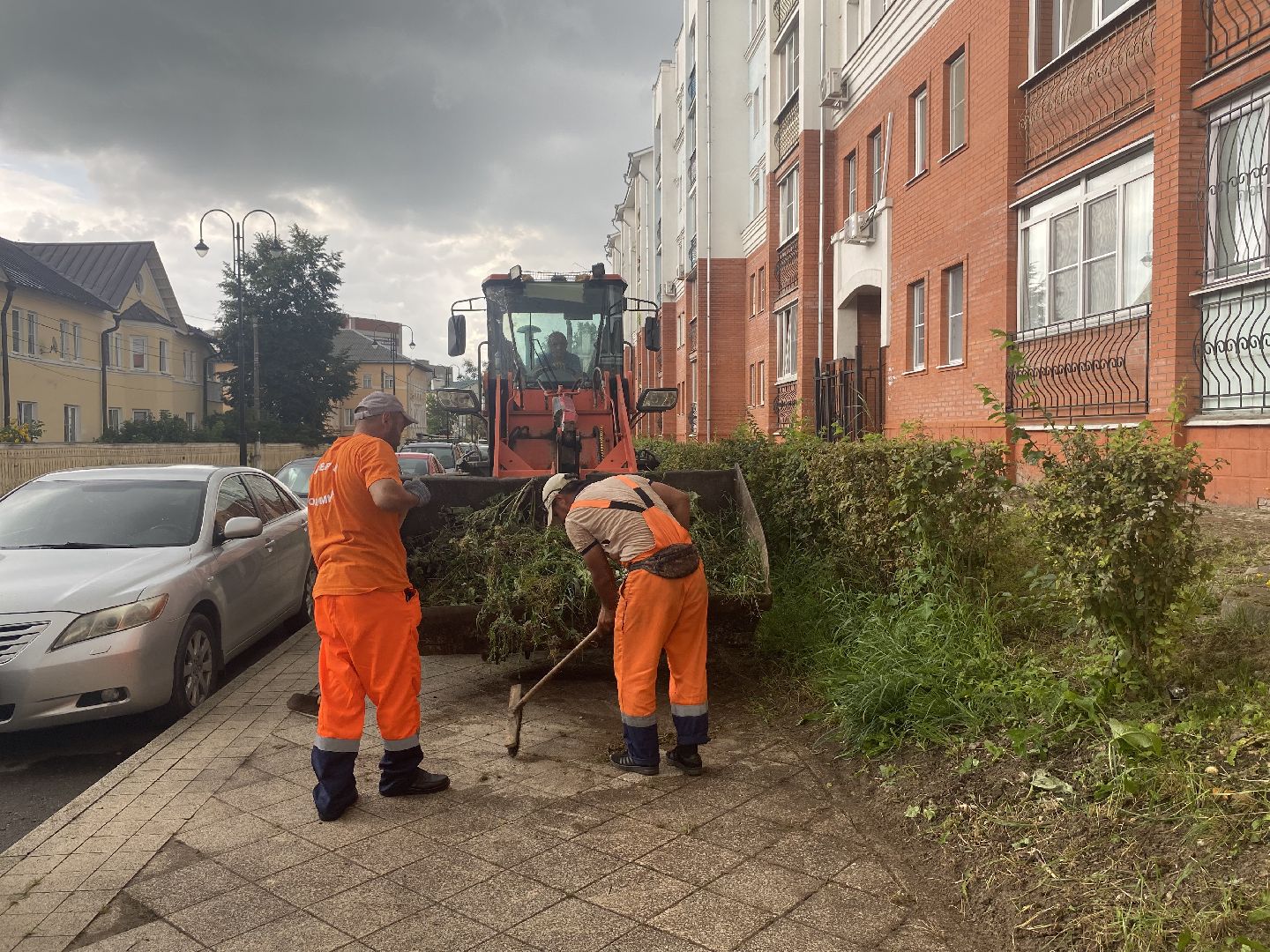 Коломна, Дороги, уборка тротуара, дорожная инфраструктура,