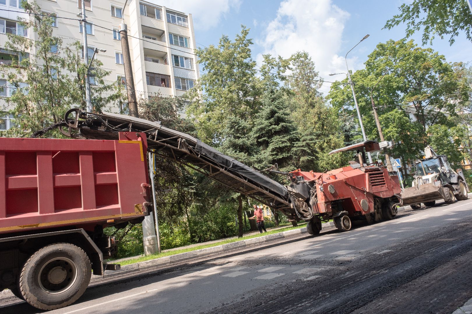 лыткарино, жкх, дороги, фрезеровка дороги,