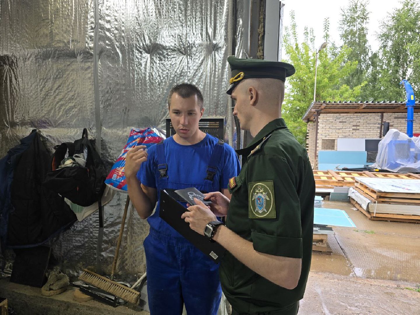 защита отечества, воинский учет, военные следователи, рейд среди мигрантов,деревня Папушево,