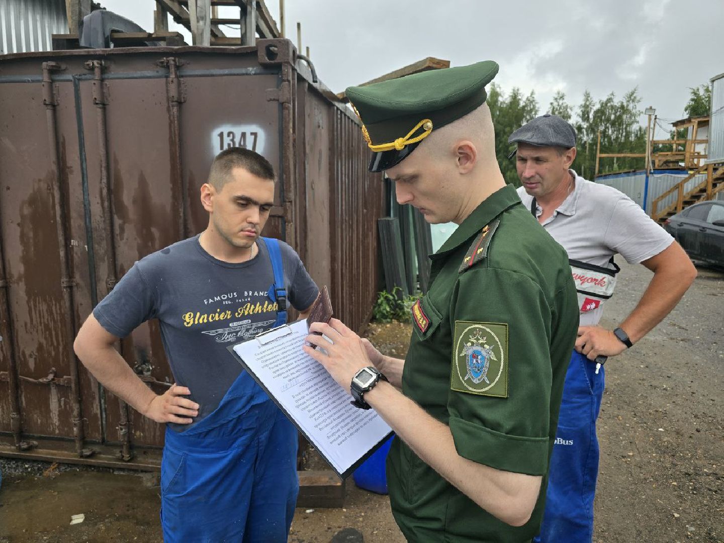 защита отечества, воинский учет, военные следователи, рейд среди мигрантов,деревня Папушево,