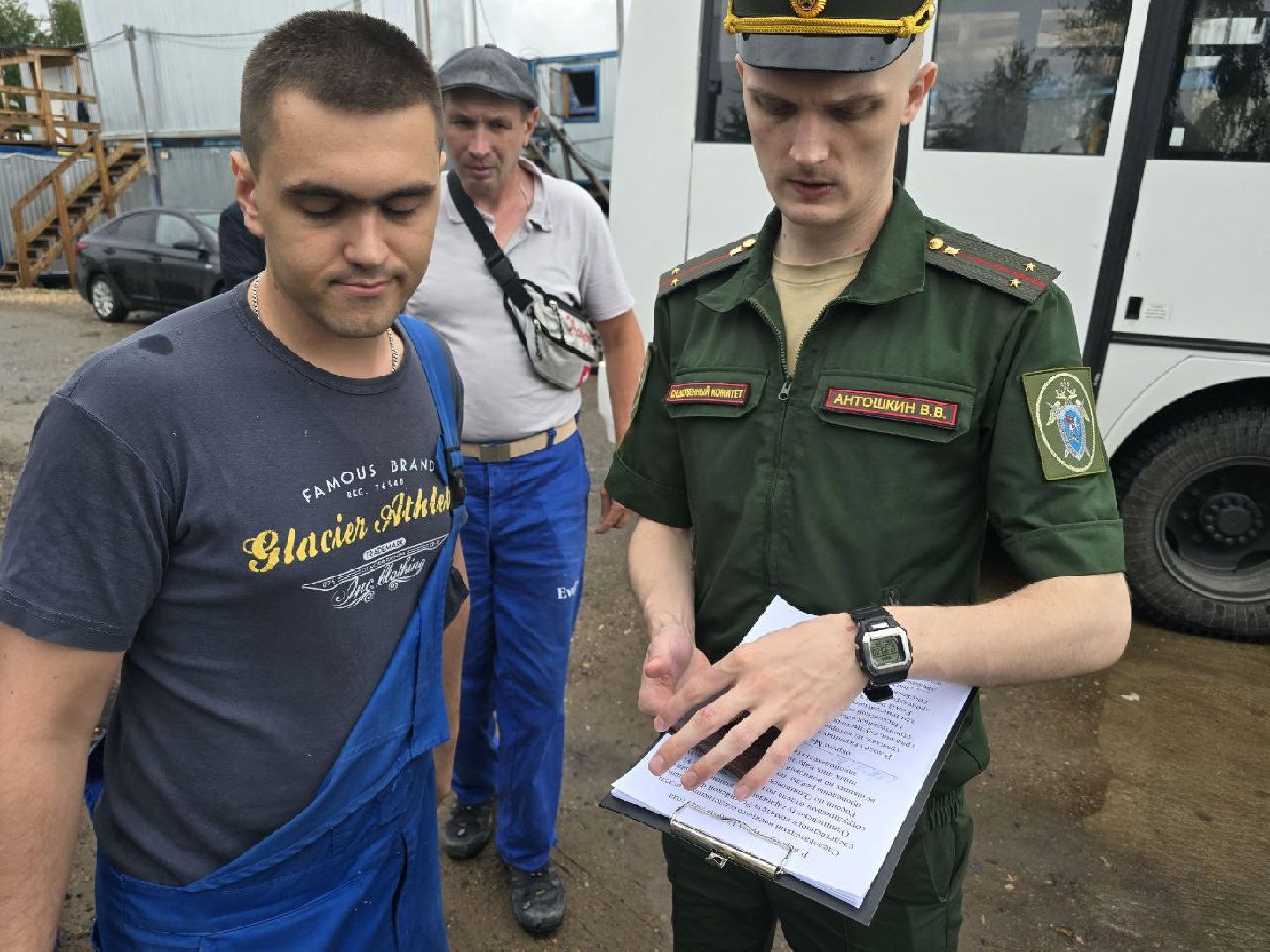 защита отечества, воинский учет, военные следователи, рейд среди мигрантов,деревня Папушево,