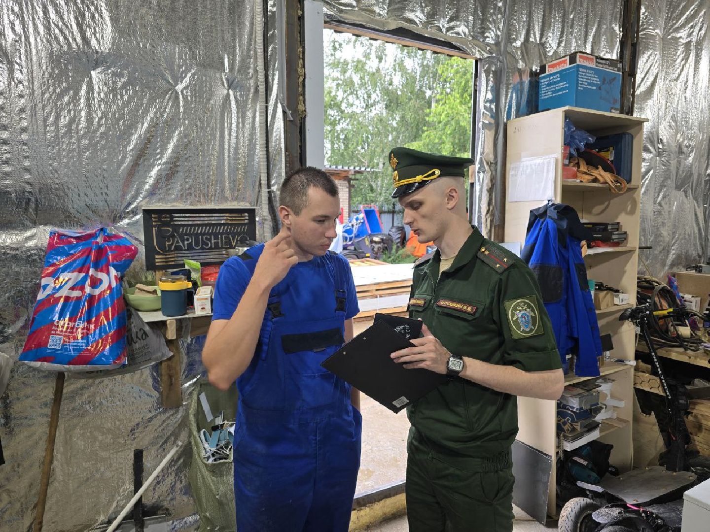 защита отечества, воинский учет, военные следователи, рейд среди мигрантов,деревня Папушево,