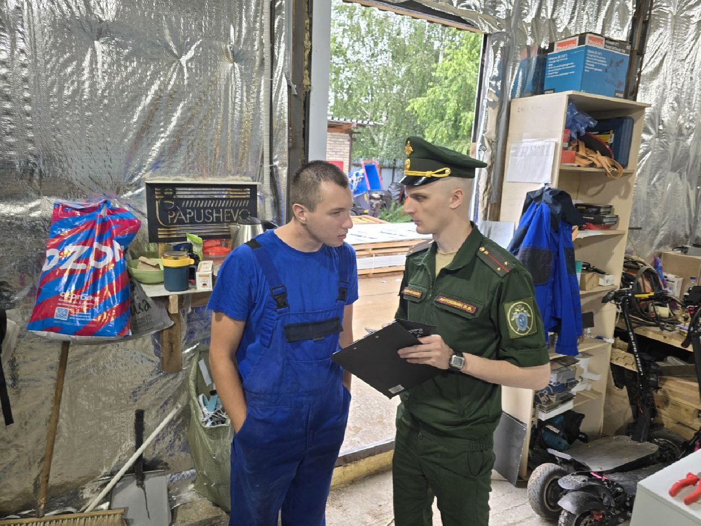 защита отечества, воинский учет, военные следователи, рейд среди мигрантов,деревня Папушево,