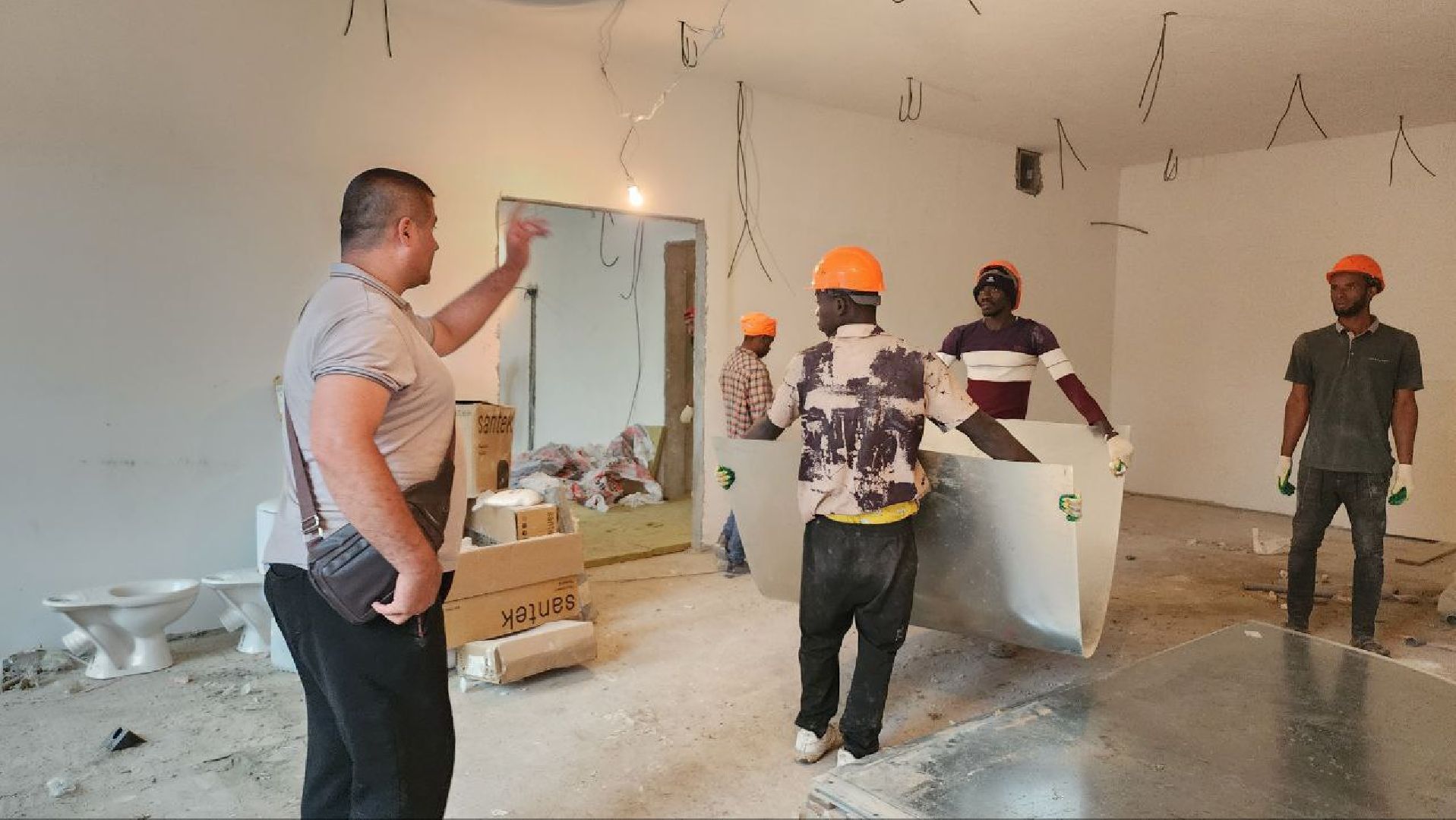 люберцы, новый детский сад, вентилируемый фасад, строители,