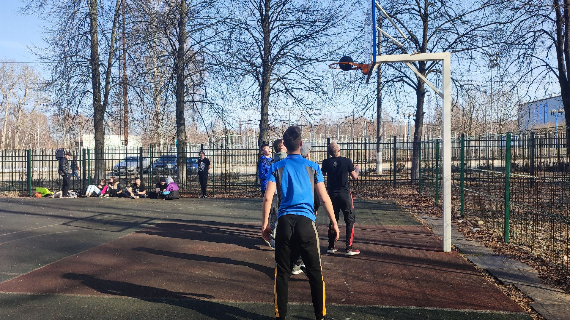Кашира, парк, баскетбол