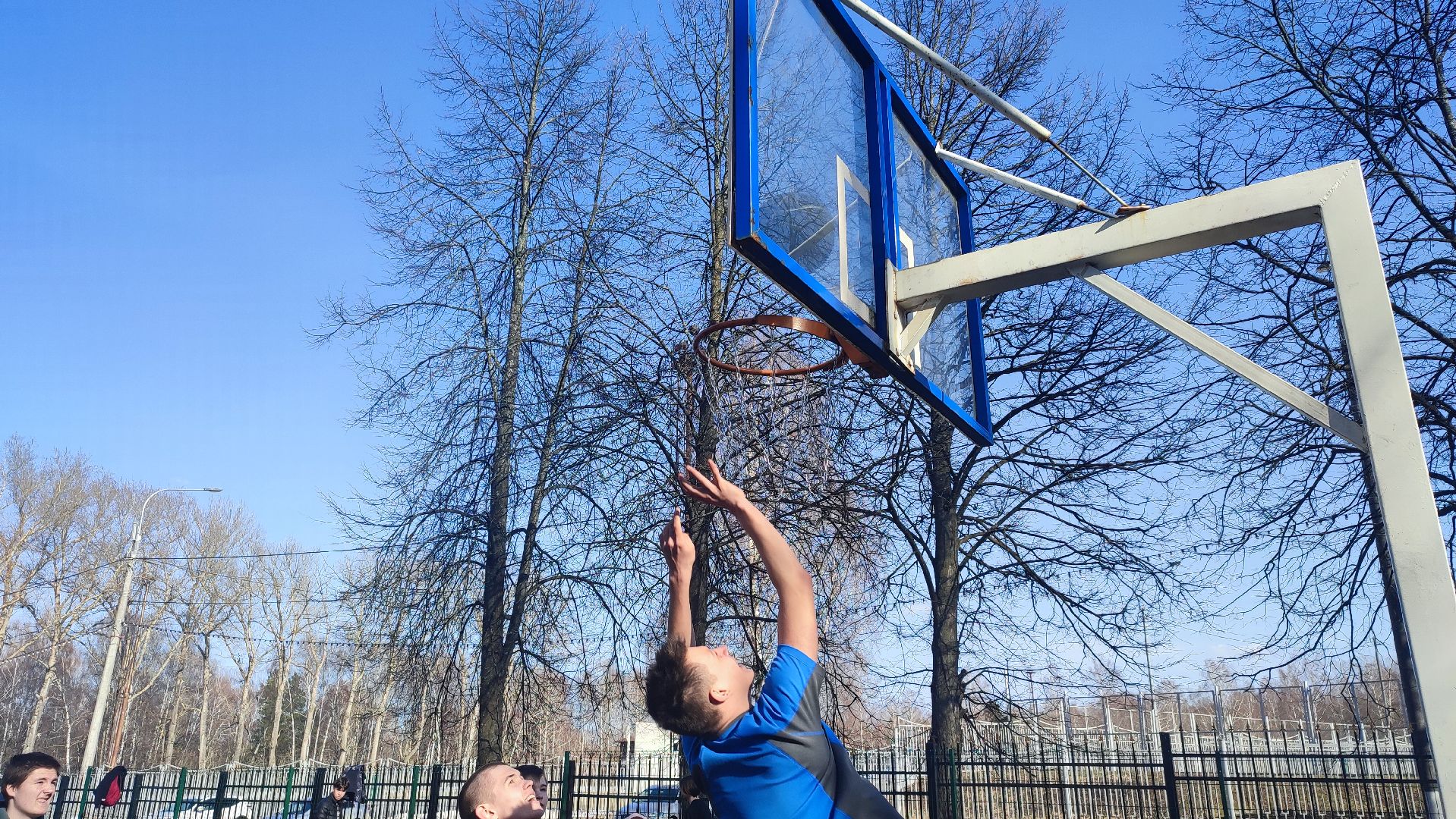 Кашира, парк, баскетбол
