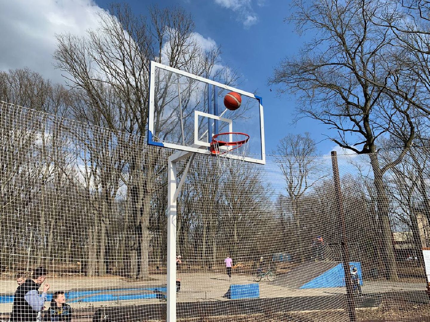 Кашира, парк, баскетбол