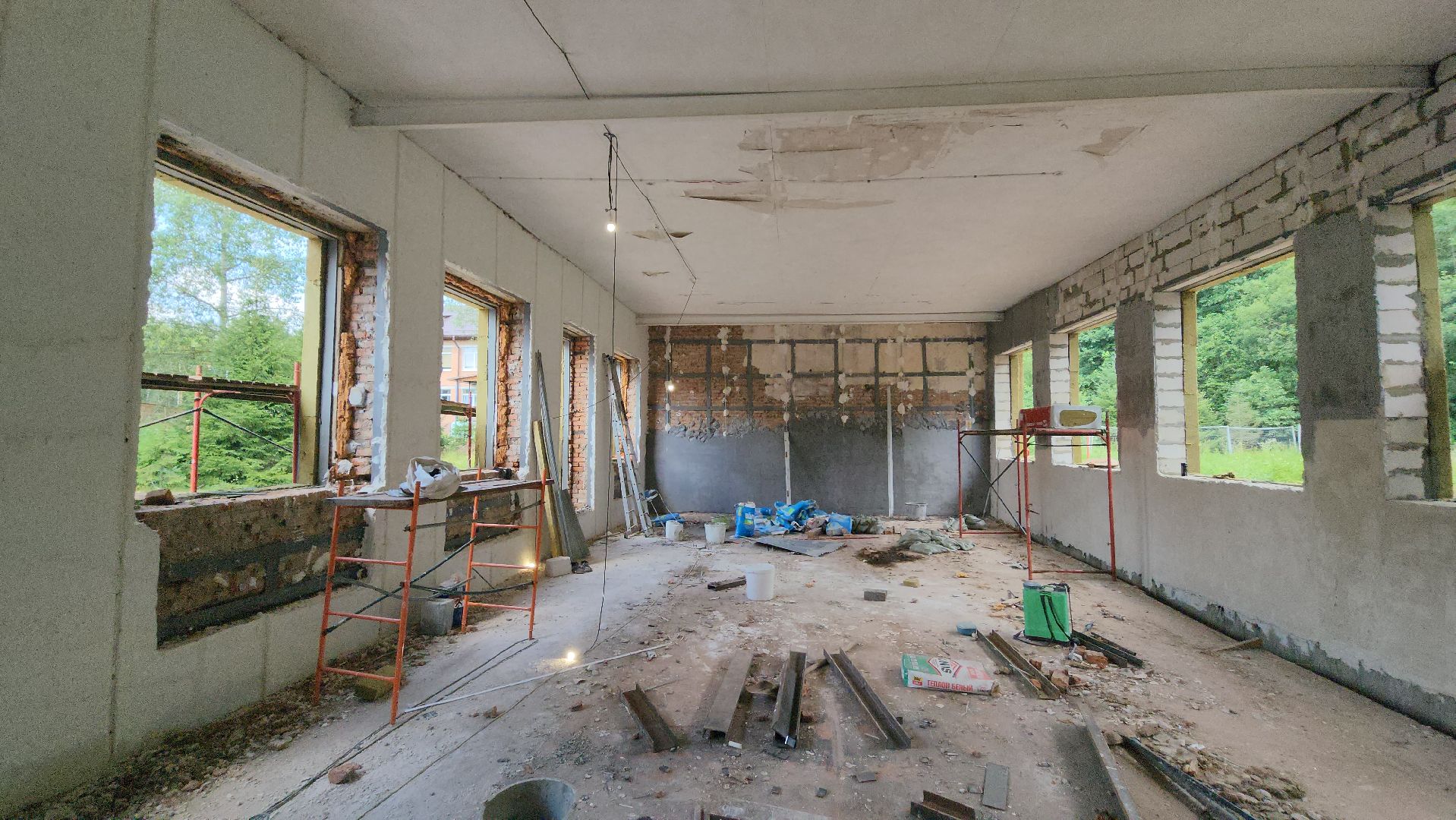 серпухов, туровская школа, местечко данки, строительная готовность, капитальный ремонт,