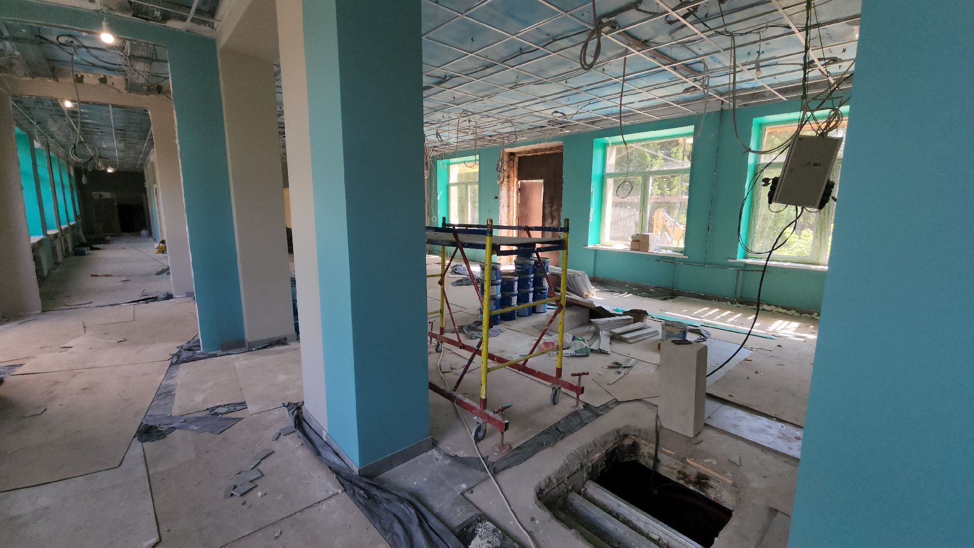 серпухов, туровская школа, местечко данки, строительная готовность, капитальный ремонт,