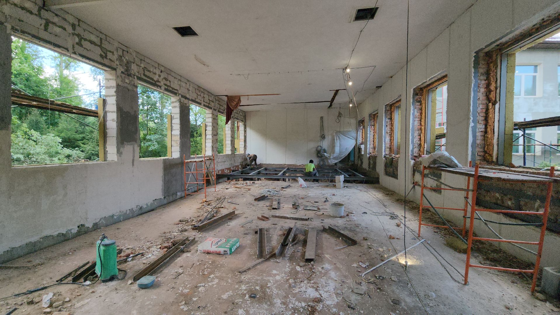 серпухов, туровская школа, местечко данки, строительная готовность, капитальный ремонт,