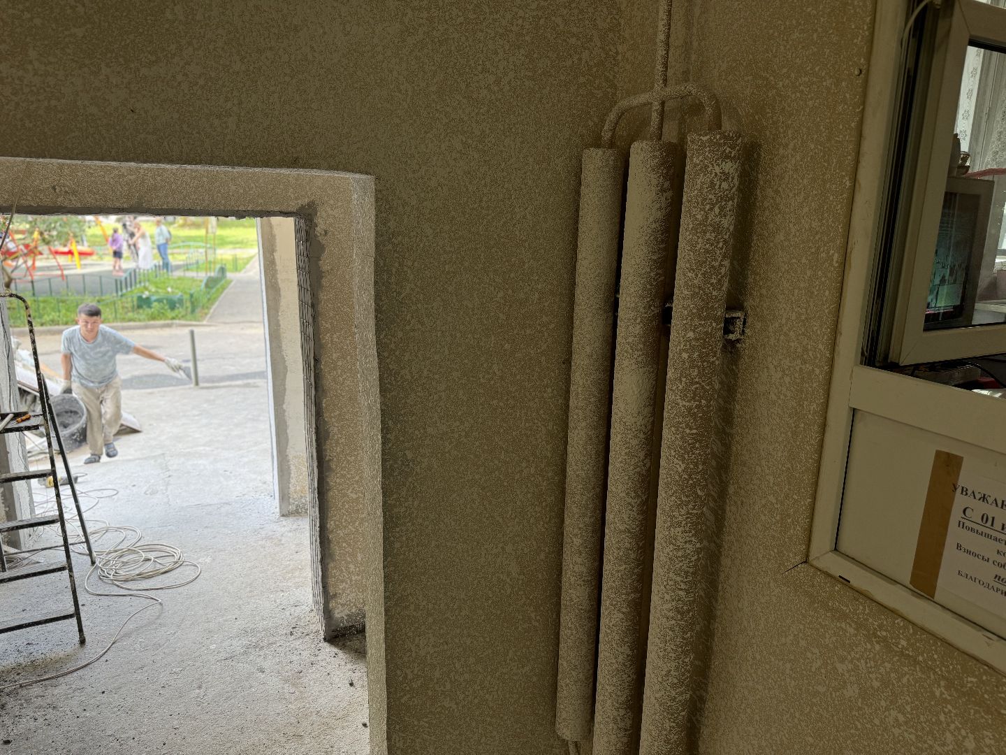 Капитальный ремонт подъезда, Ремонтные работы, город видное, капремонт, ленинский городской округ,