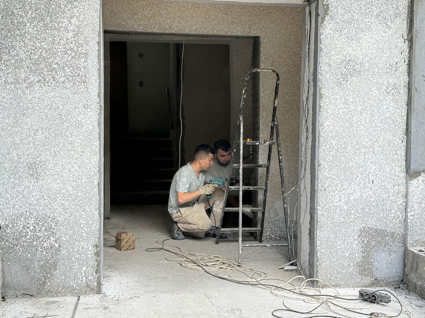 Капитальный ремонт подъезда, Ремонтные работы, город видное, капремонт, ленинский городской округ,