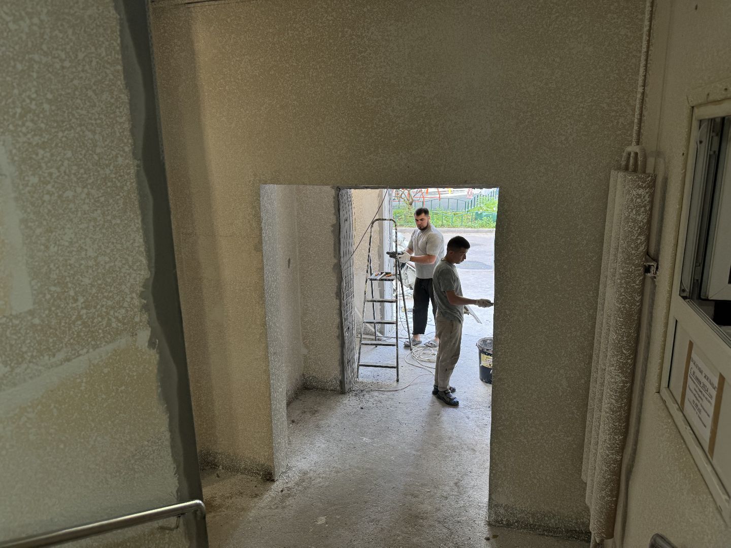 Капитальный ремонт подъезда, Ремонтные работы, город видное, капремонт, ленинский городской округ,