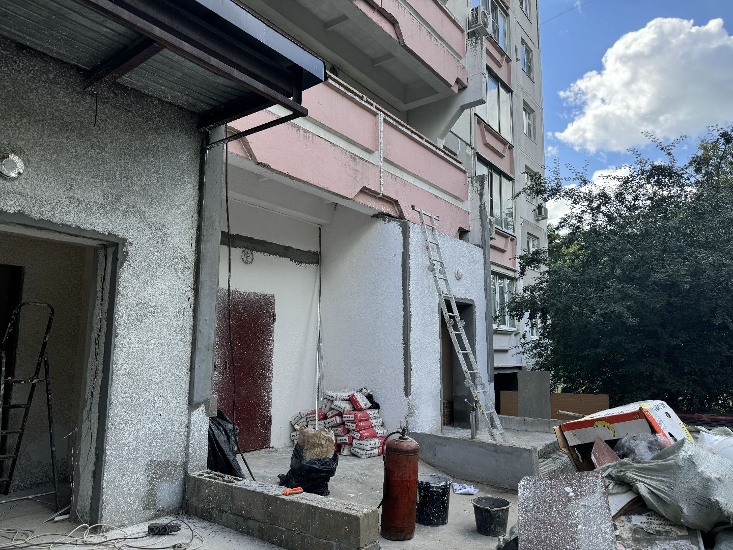 Капитальный ремонт подъезда, Ремонтные работы, город видное, капремонт, ленинский городской округ,