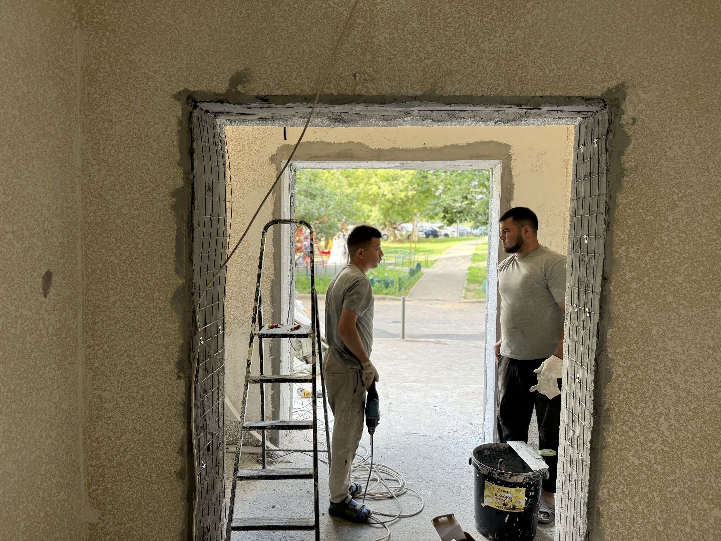 Капитальный ремонт подъезда, Ремонтные работы, город видное, капремонт, ленинский городской округ,