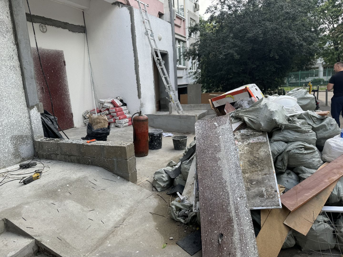 Капитальный ремонт подъезда, Ремонтные работы, город видное, капремонт, ленинский городской округ,