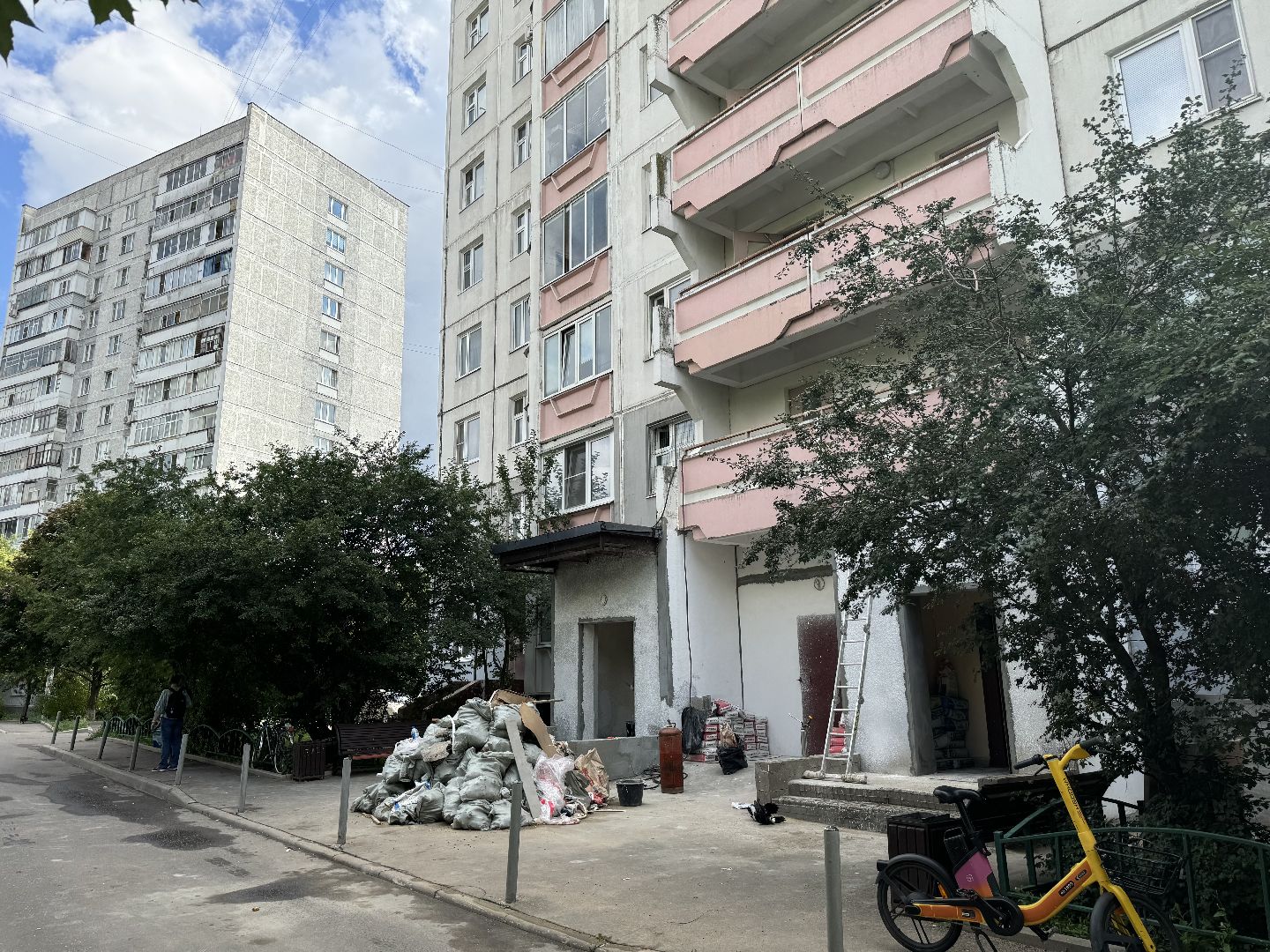 Капитальный ремонт подъезда, Ремонтные работы, город видное, капремонт, ленинский городской округ,