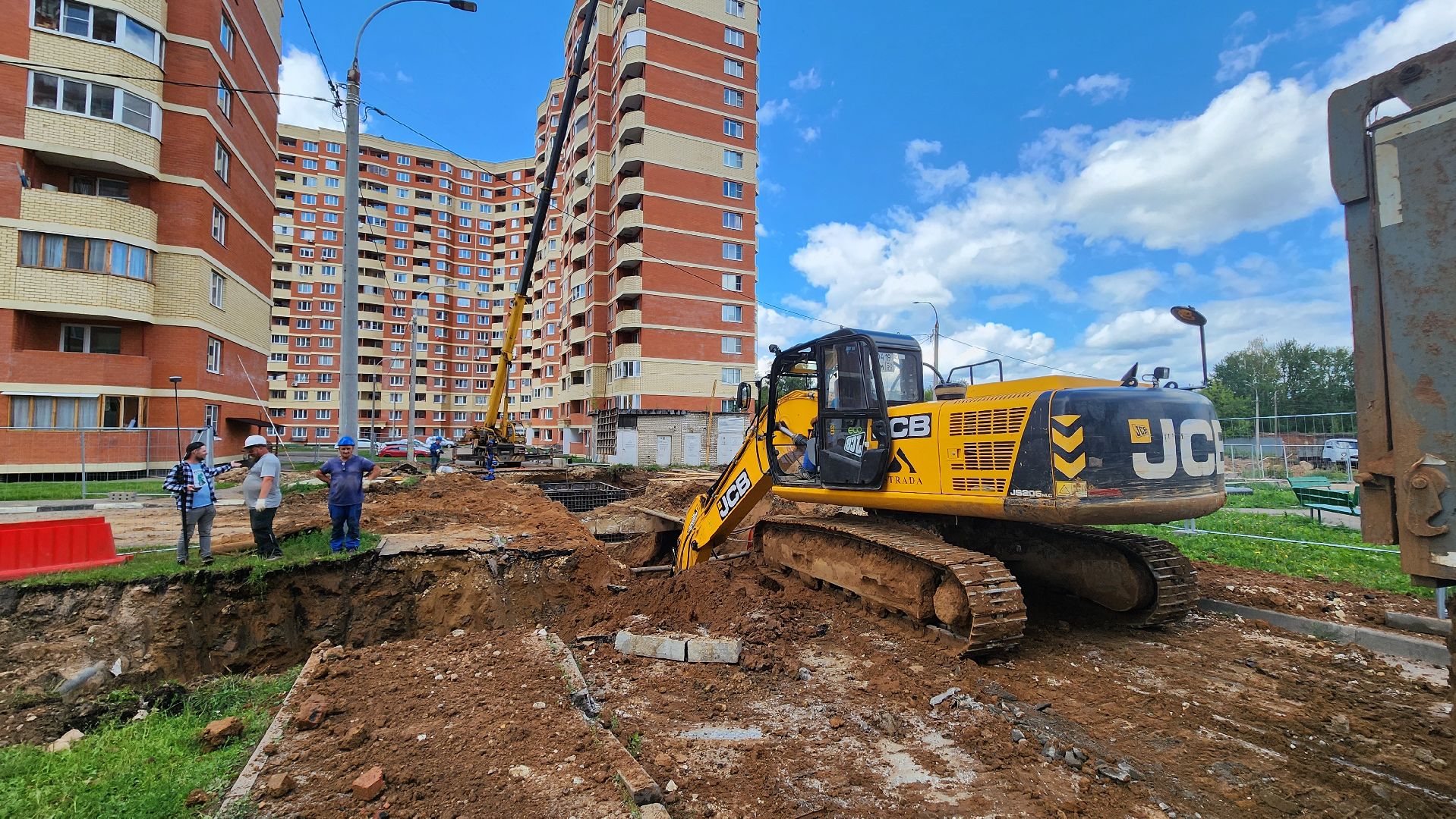Солнечногорск, микрорайон Выстрел, капремонт теплосетей, ЖКХ,