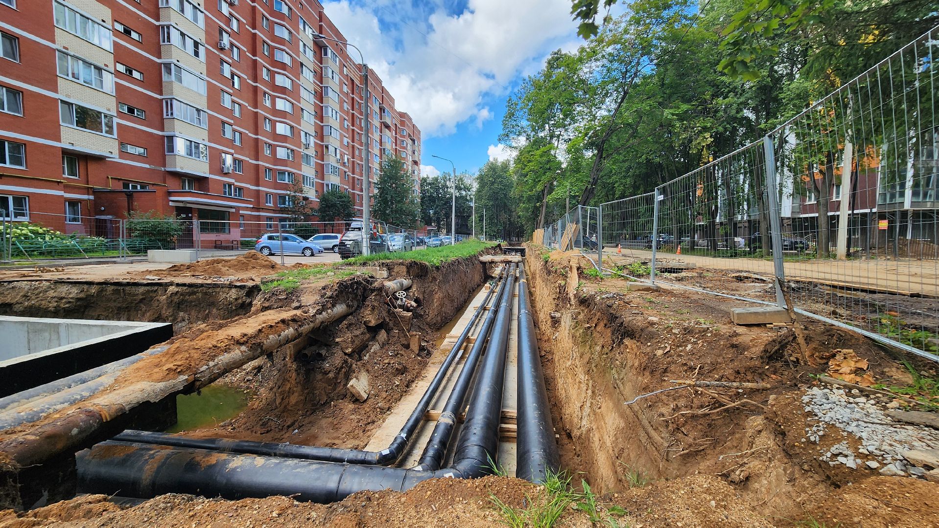 Солнечногорск, микрорайон Выстрел, капремонт теплосетей, ЖКХ,