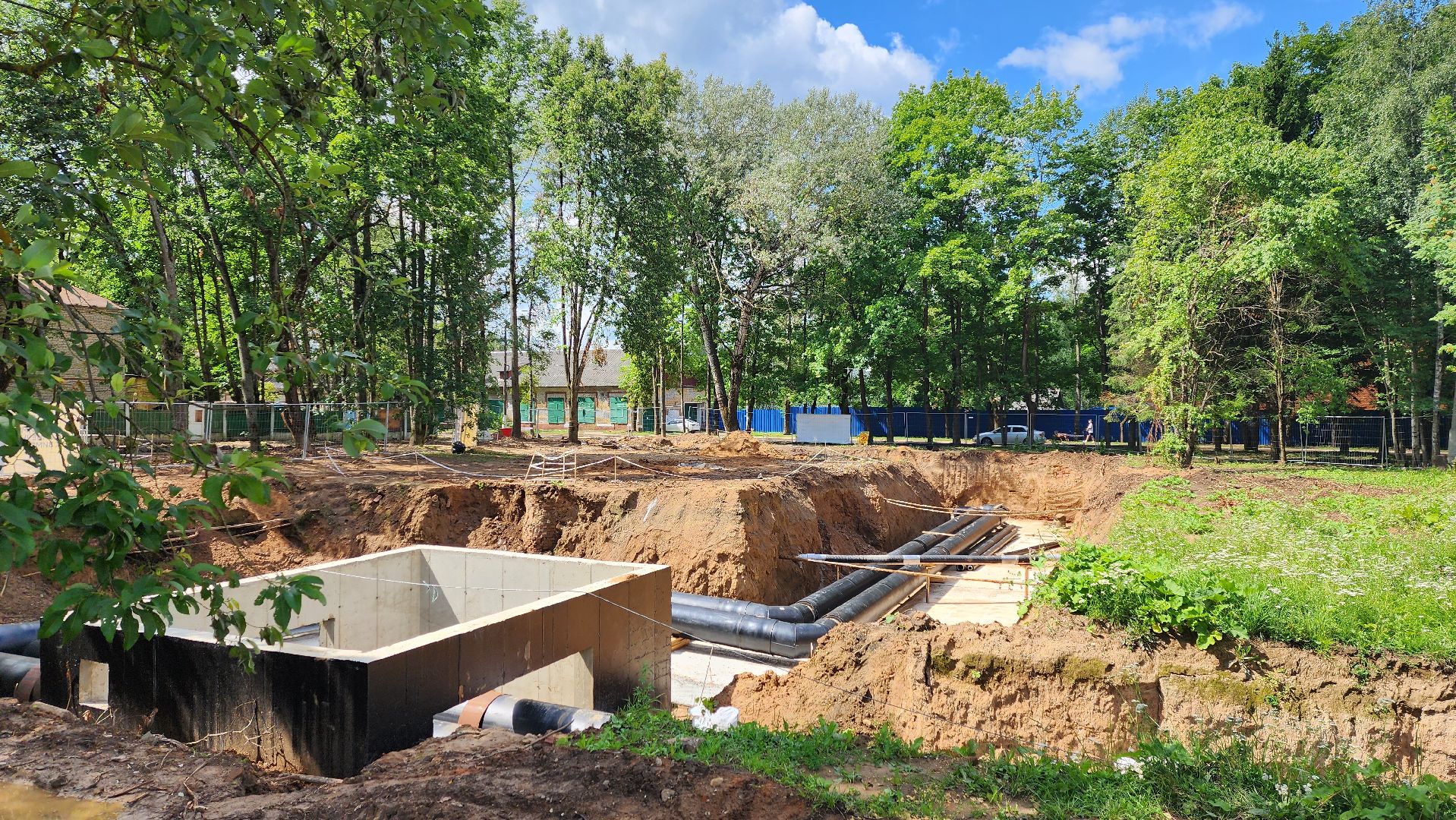 Солнечногорск, микрорайон Выстрел, капремонт теплосетей, ЖКХ,