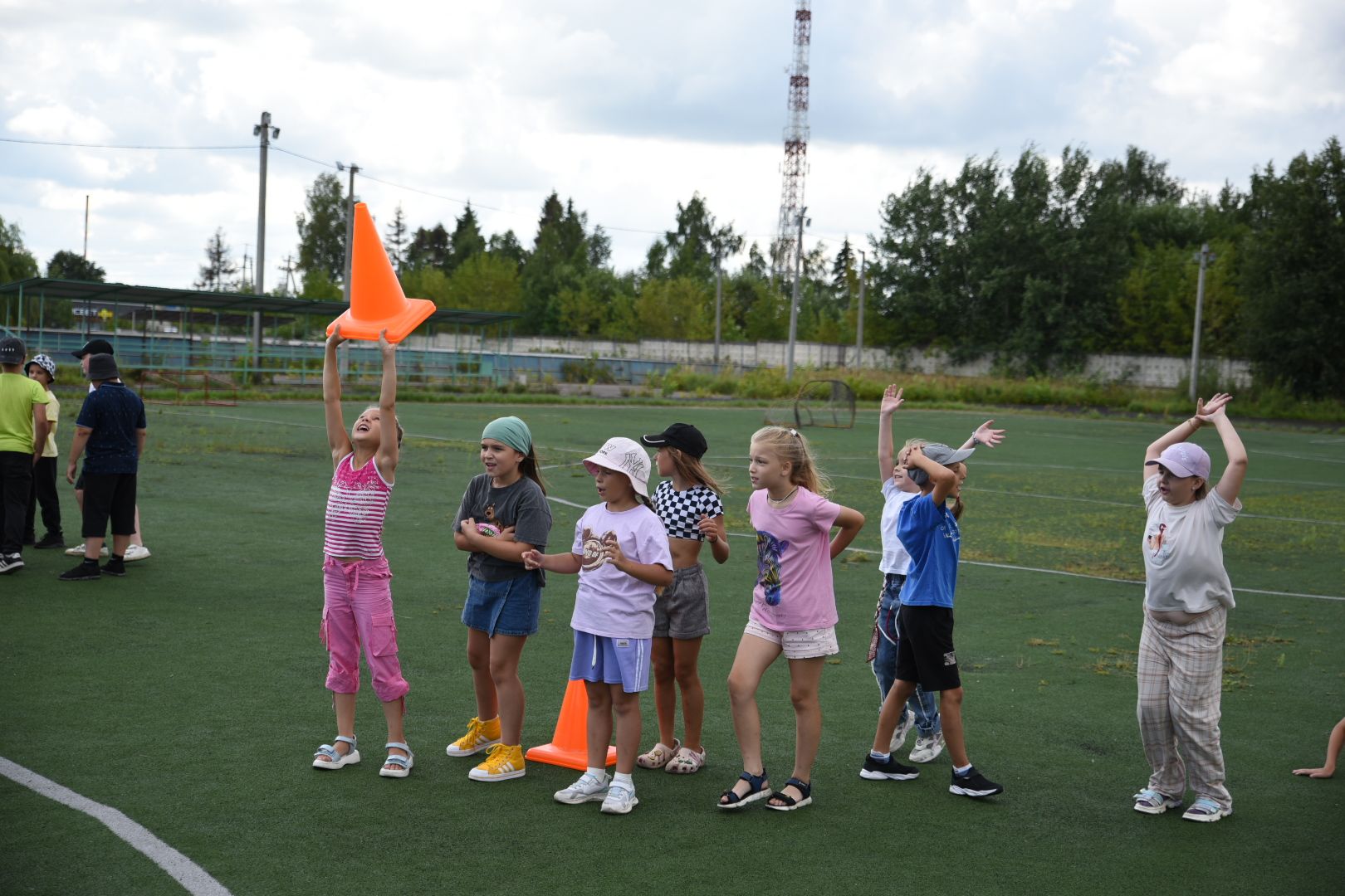 Бронницы, Детский лагерь Радуга, День пожарной и антитеррористической безопасности, Спортивные эстафеты в летнем лагере,