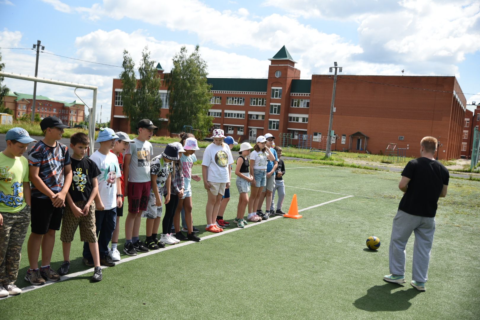 Бронницы, Детский лагерь Радуга, День пожарной и антитеррористической безопасности, Спортивные эстафеты в летнем лагере,