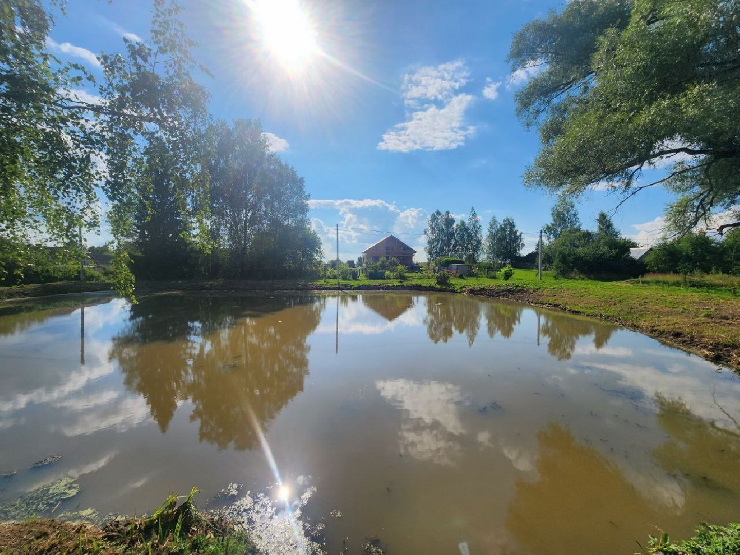 можайск, можайский городской округ, подмосковье, пожарный пруд, благоусройство, расчистка пруда,