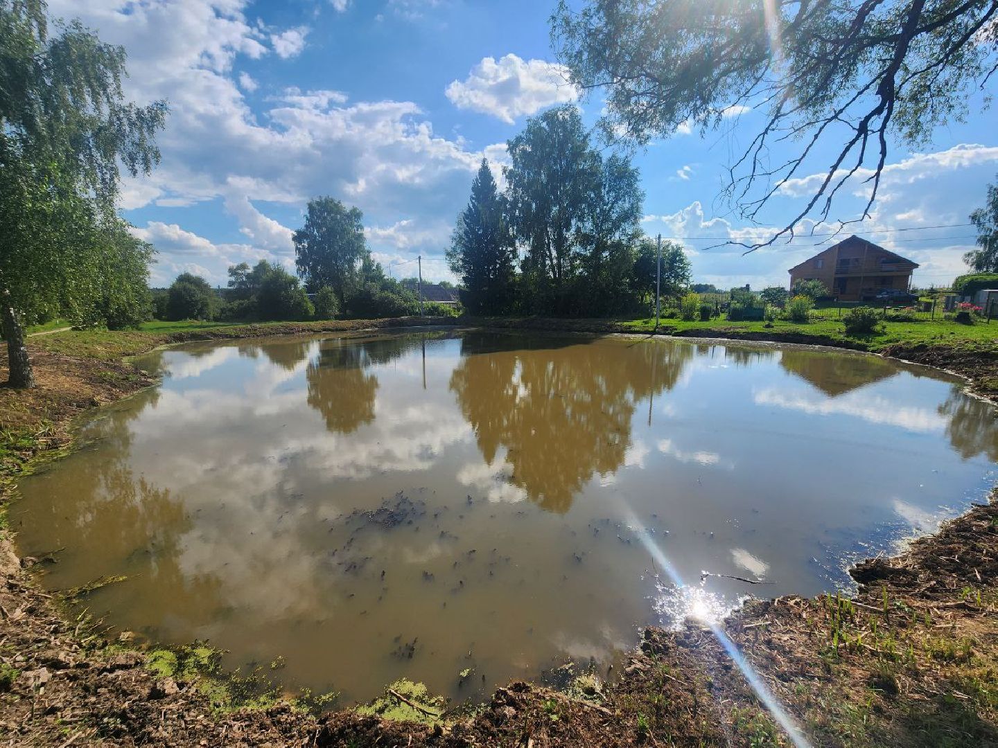 можайск, можайский городской округ, подмосковье, пожарный пруд, благоусройство, расчистка пруда,