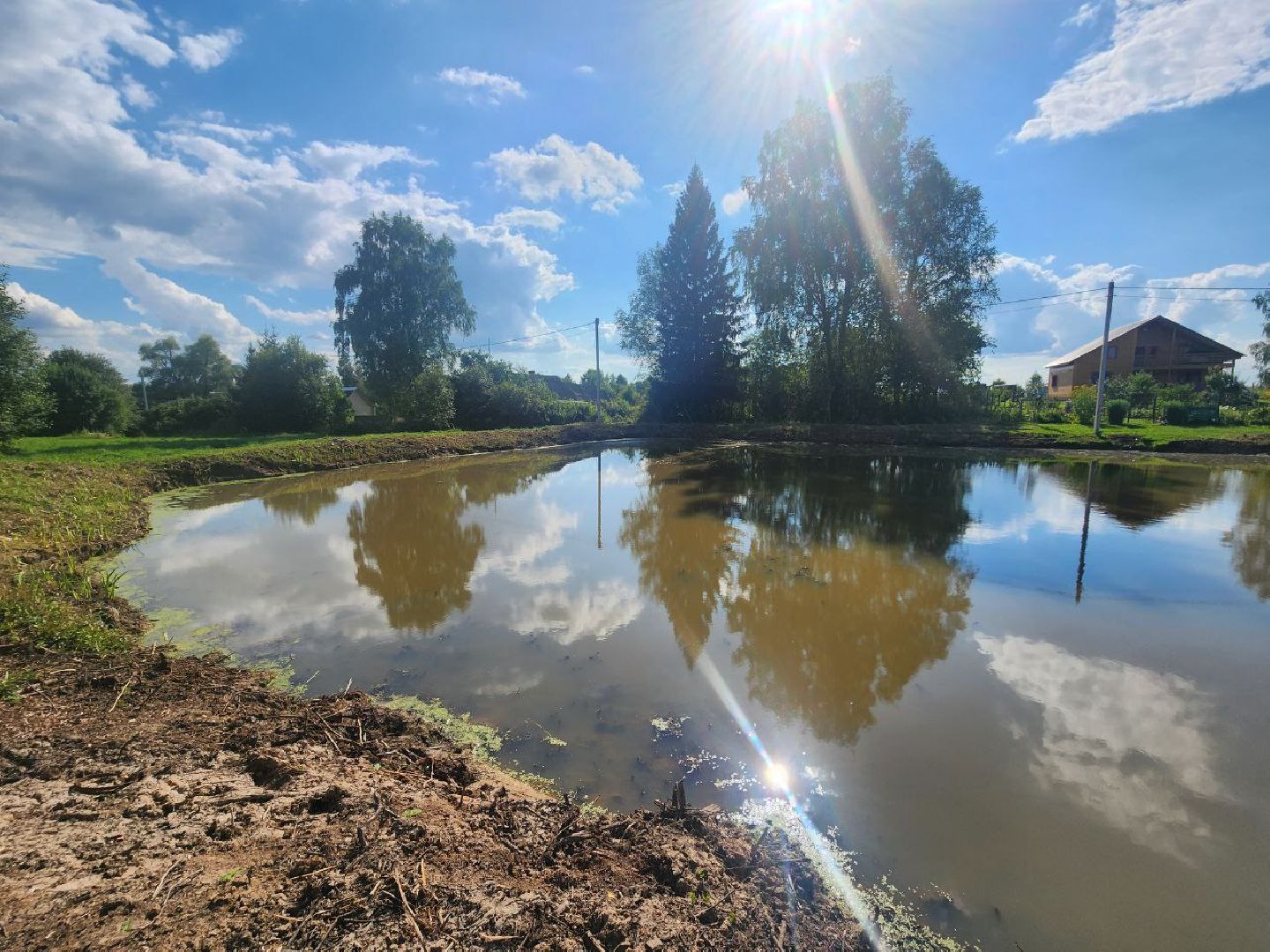 можайск, можайский городской округ, подмосковье, пожарный пруд, благоусройство, расчистка пруда,