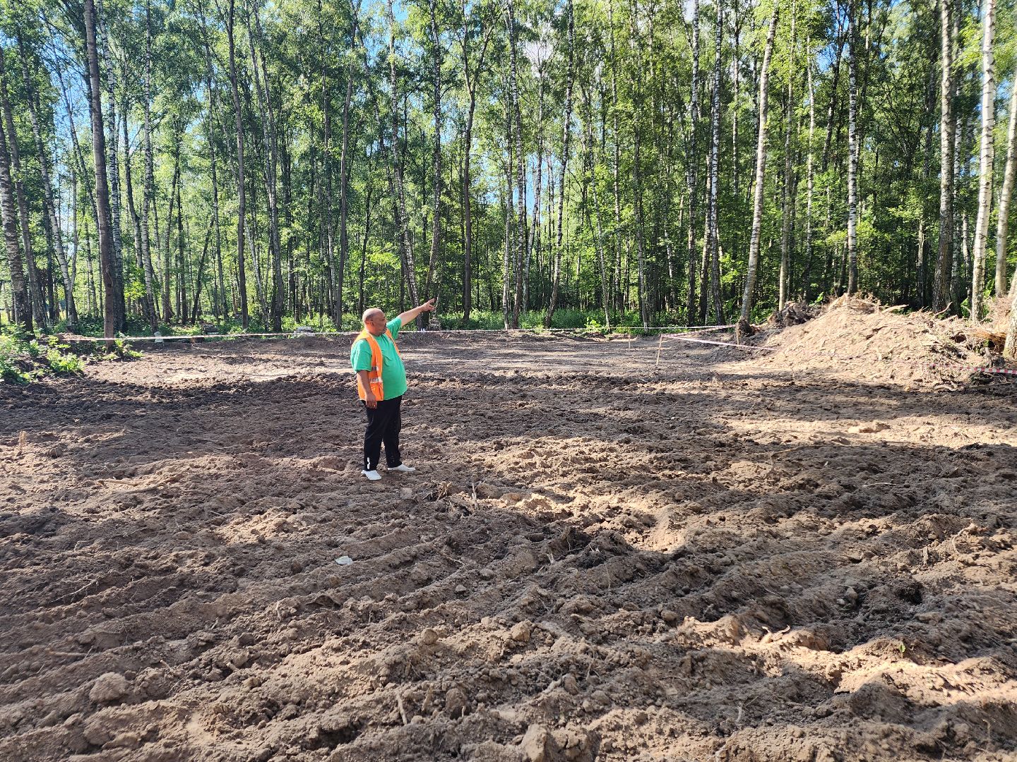 Чехов, микрорайон Губернский, строительство, лесопарк, лесопарковая зона отдыха, благоустройство, программа Парки в лесу, губернатор Московской области Андрей Воробьев, глава администрации го Чехов Михаил Собакин,
