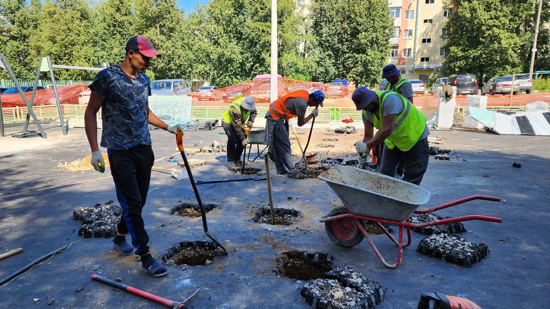 кашира, благоустройство, детские игровые площадки, модернизация, обновление, новые элементы, качели, горки, ожерелье, лиды, топканово,