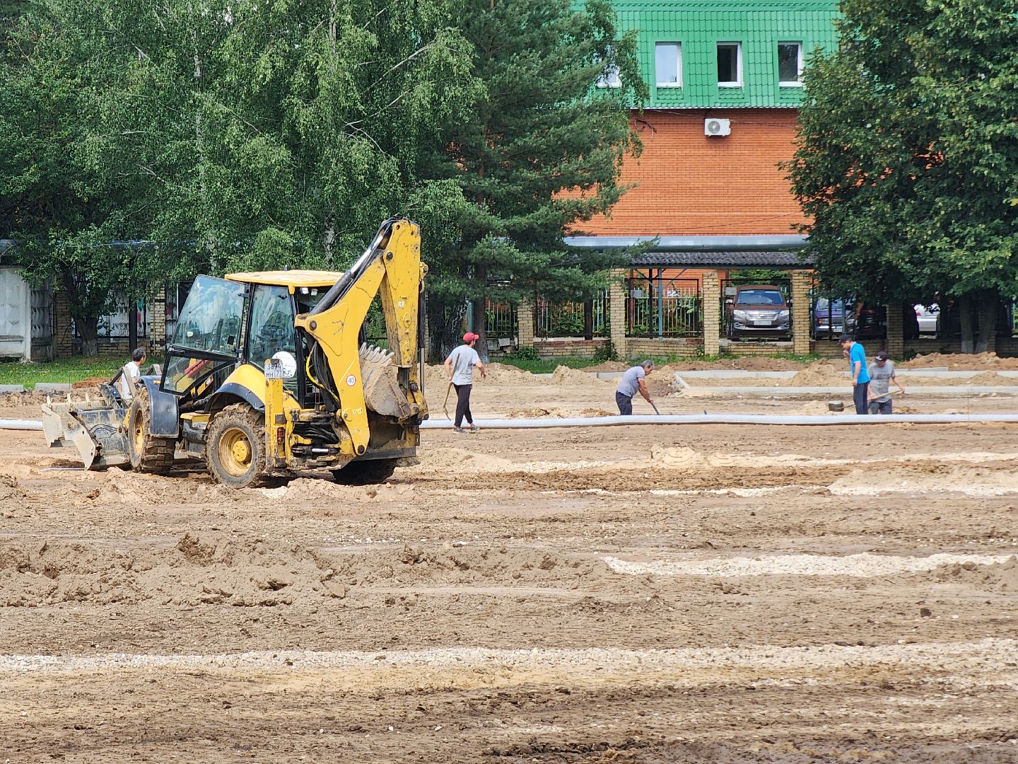 урожай, ремонт стадиона, руза, капитальный ремонт, спорт, спорт в рузе, спорт подмосковья,