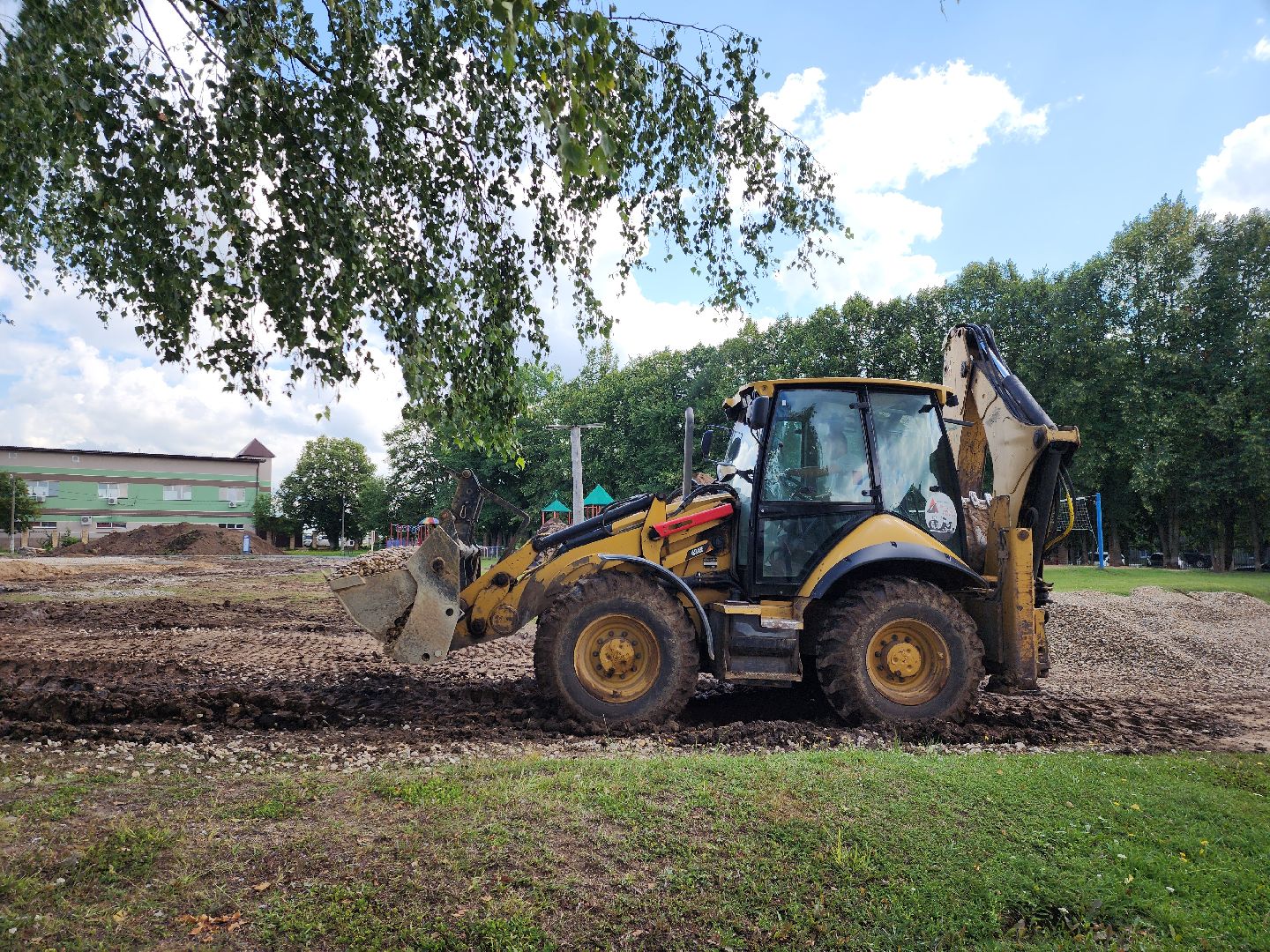 урожай, ремонт стадиона, руза, капитальный ремонт, спорт, спорт в рузе, спорт подмосковья,
