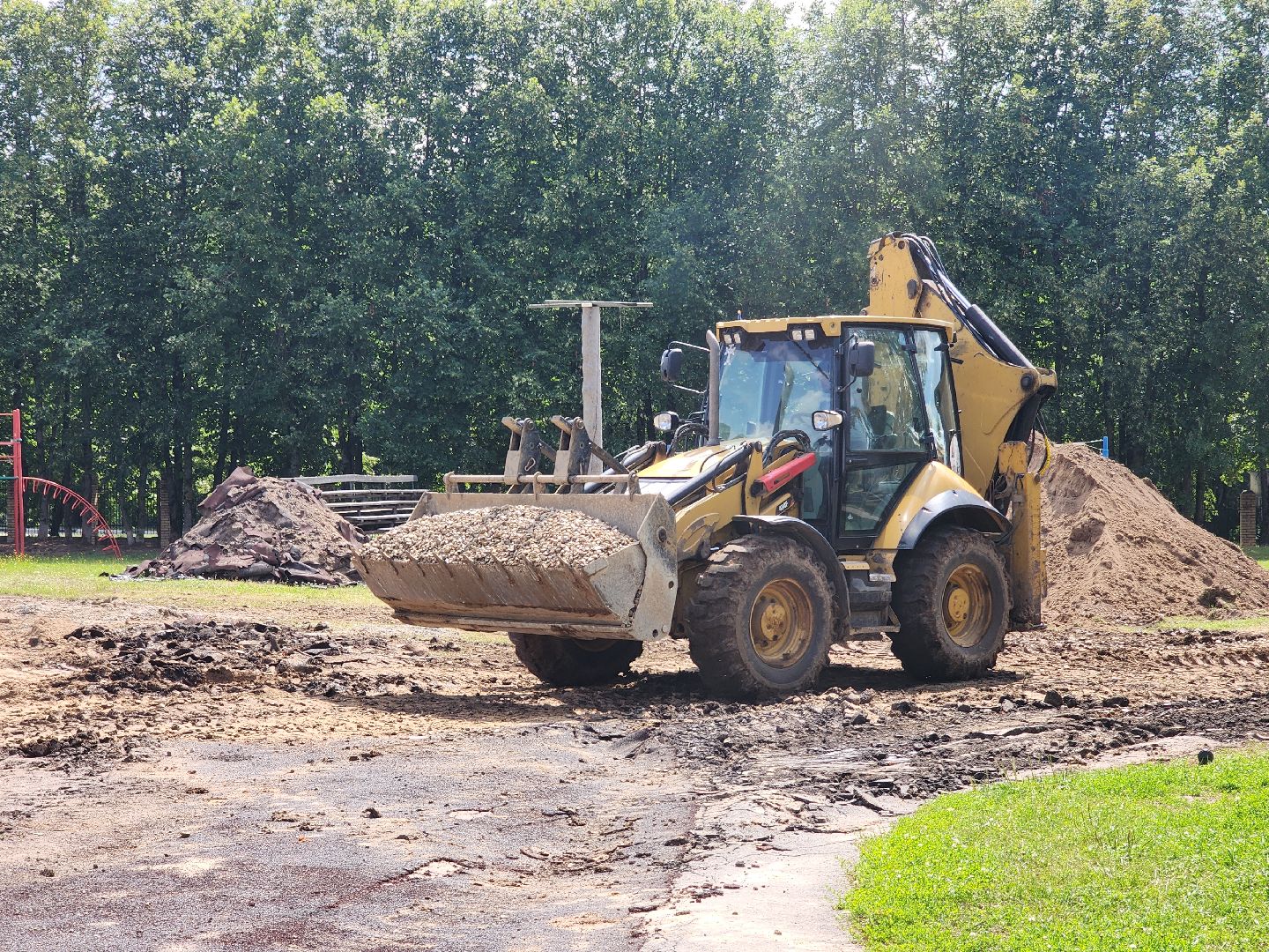 урожай, ремонт стадиона, руза, капитальный ремонт, спорт, спорт в рузе, спорт подмосковья,