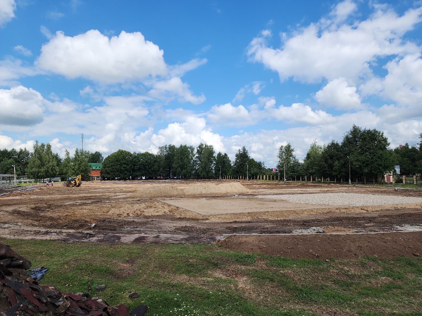 урожай, ремонт стадиона, руза, капитальный ремонт, спорт, спорт в рузе, спорт подмосковья,