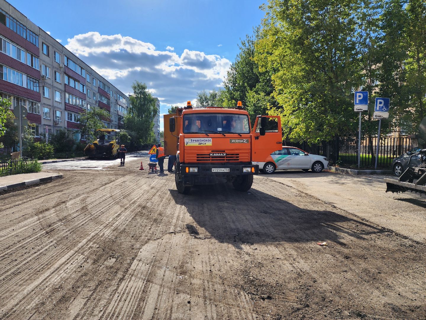 раменское, благоустройство, ремонт внутриквартальных дорог, улица Гурьева дом 20-28,