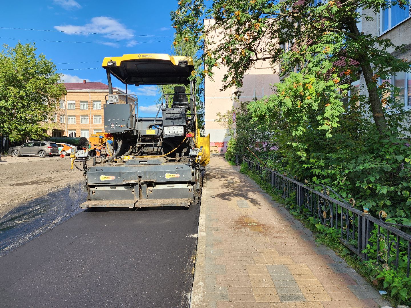 раменское, благоустройство, ремонт внутриквартальных дорог, улица Гурьева дом 20-28,