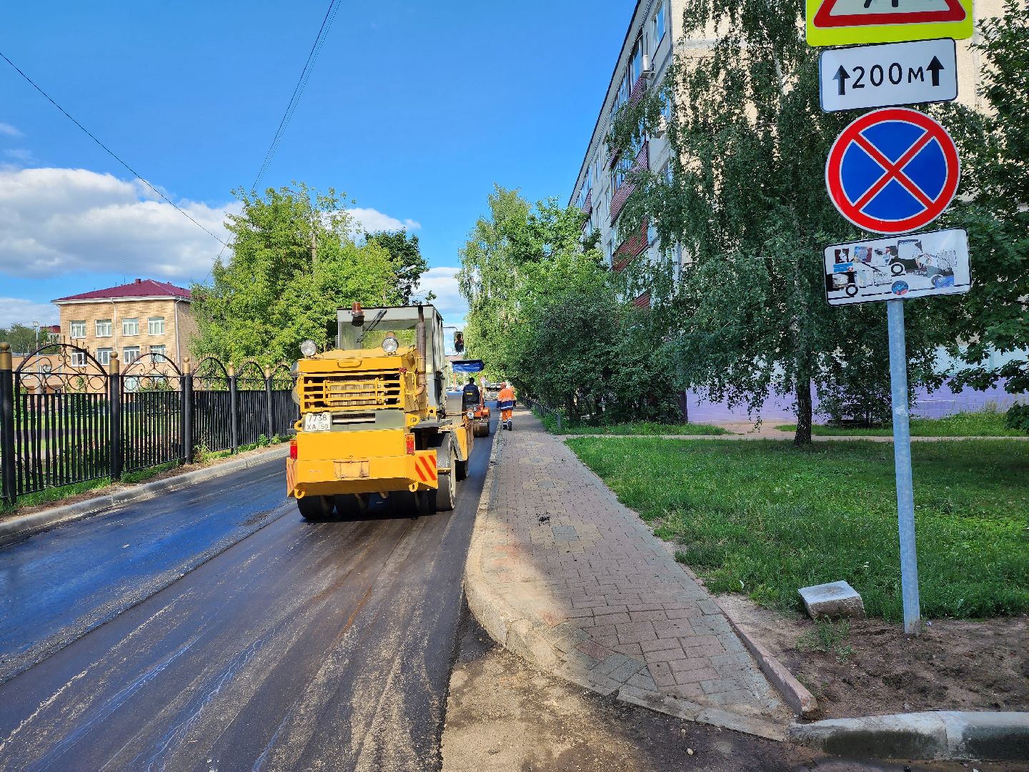 раменское, благоустройство, ремонт внутриквартальных дорог, улица Гурьева дом 20-28,
