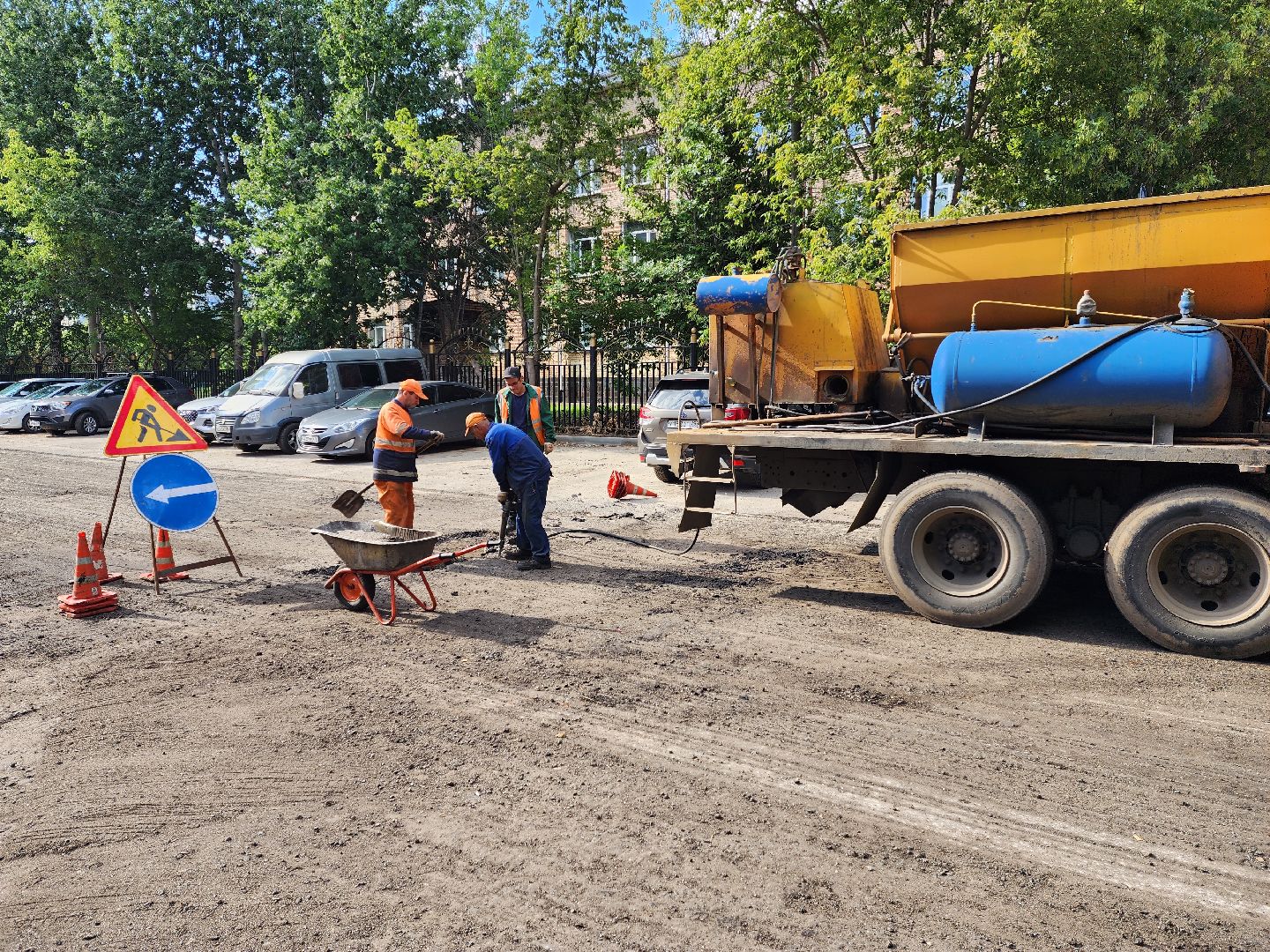 раменское, благоустройство, ремонт внутриквартальных дорог, улица Гурьева дом 20-28,