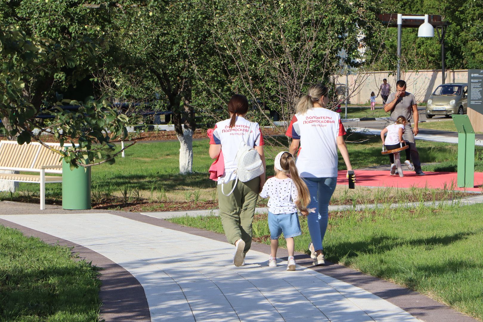 национальный проект жилье и городская среда, Яблоневый сад, поселок Успенский, серебряные Пруды, благоустройство, президентские проекты,
