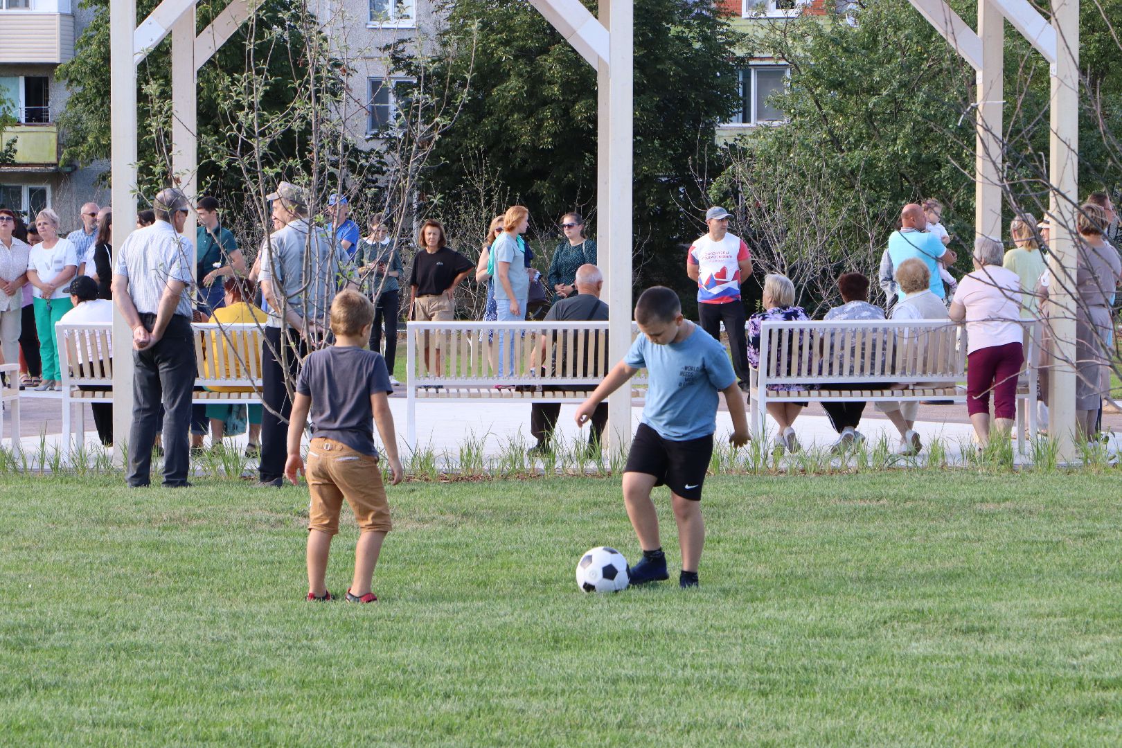национальный проект жилье и городская среда, Яблоневый сад, поселок Успенский, серебряные Пруды, благоустройство, президентские проекты,