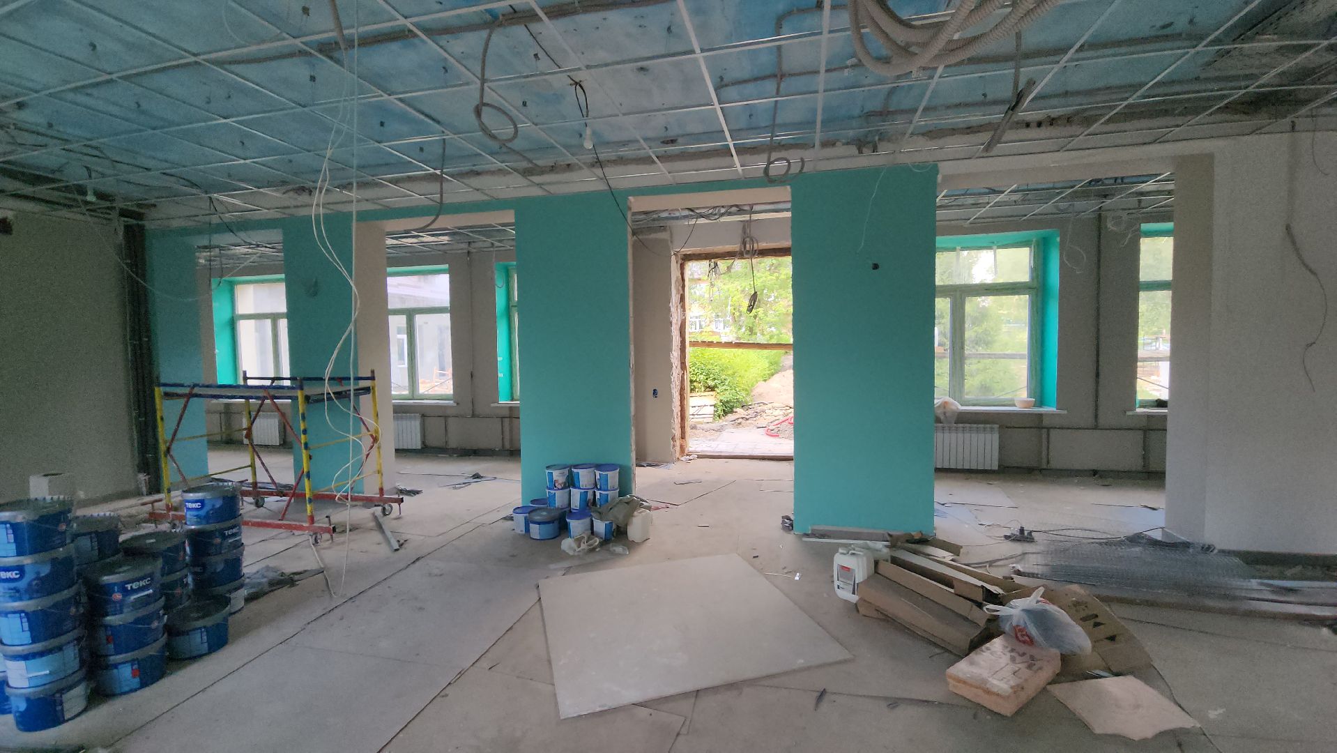 серпухов, туровская школа, местечко данки, капитальный ремонт, строительство,