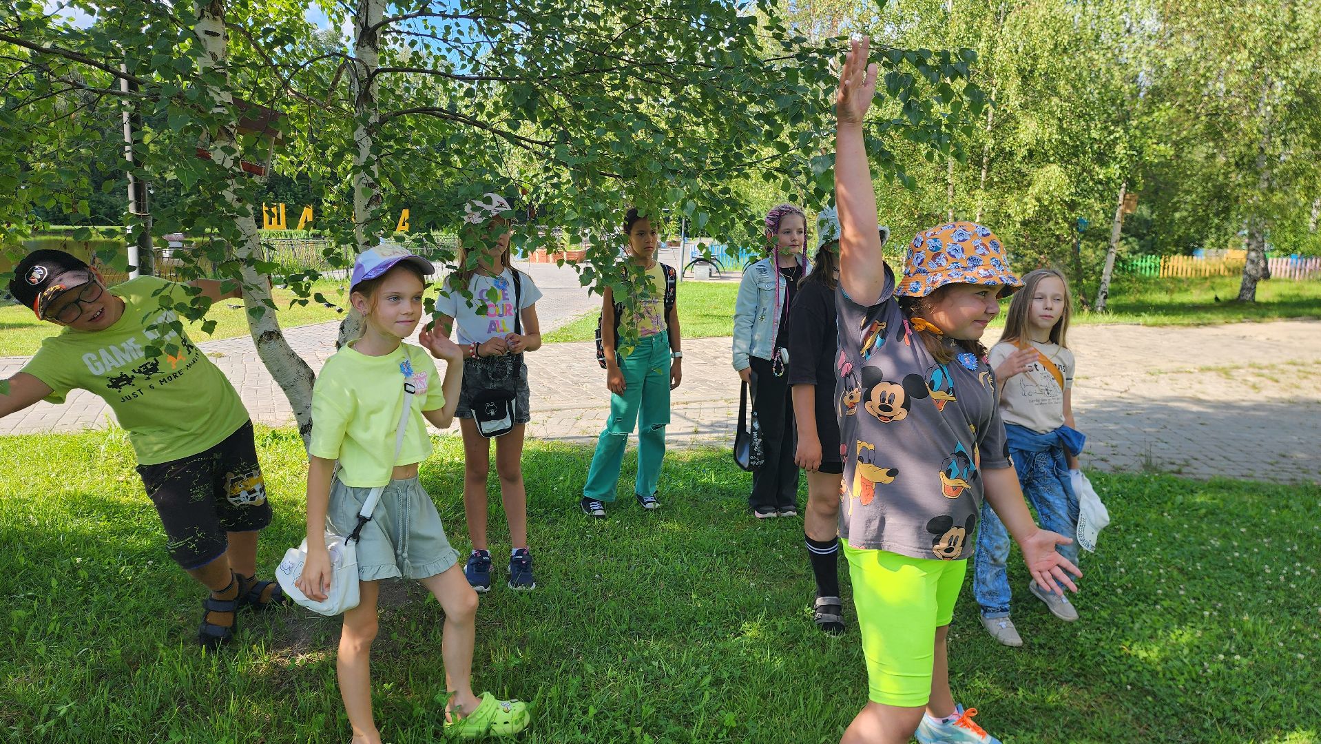 шатура, городской парк, спортивные игры, мой город,